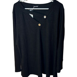 Bloomchic black knit sweater size 18-20